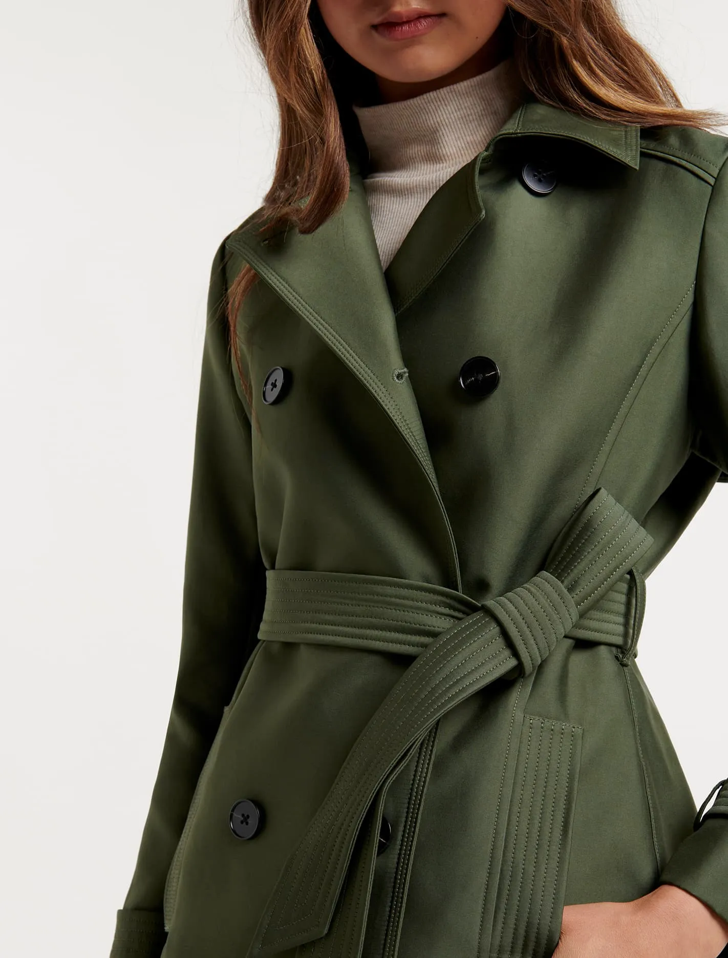 Samara Petite Structured Trench