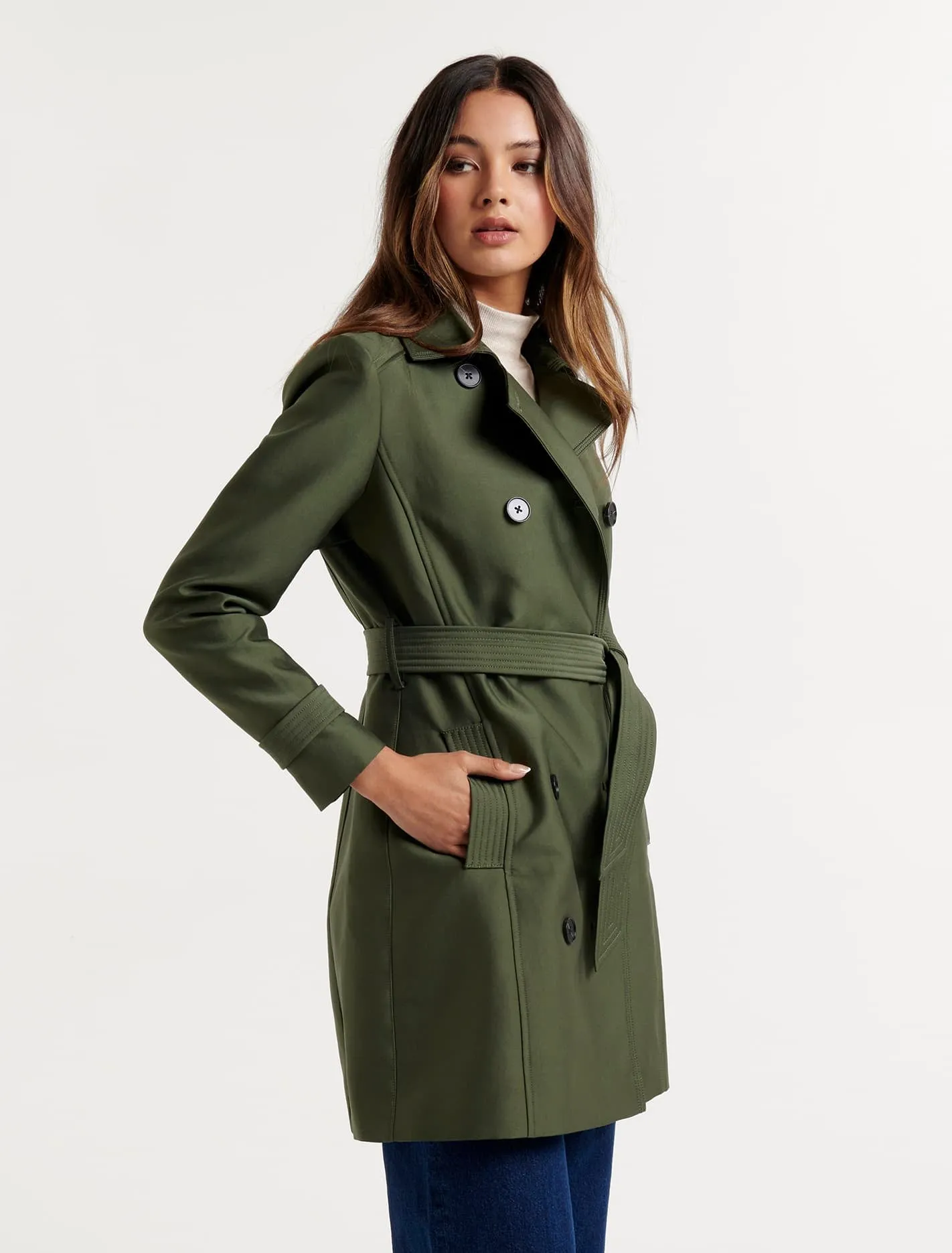 Samara Petite Structured Trench