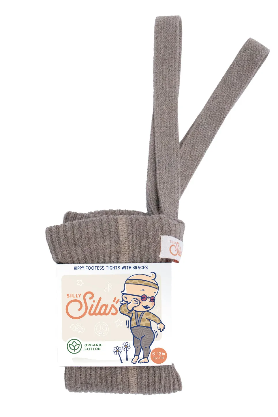 SILLY SILAS HIPPY FOOTLESS TIGHTS | COCOA BLEND