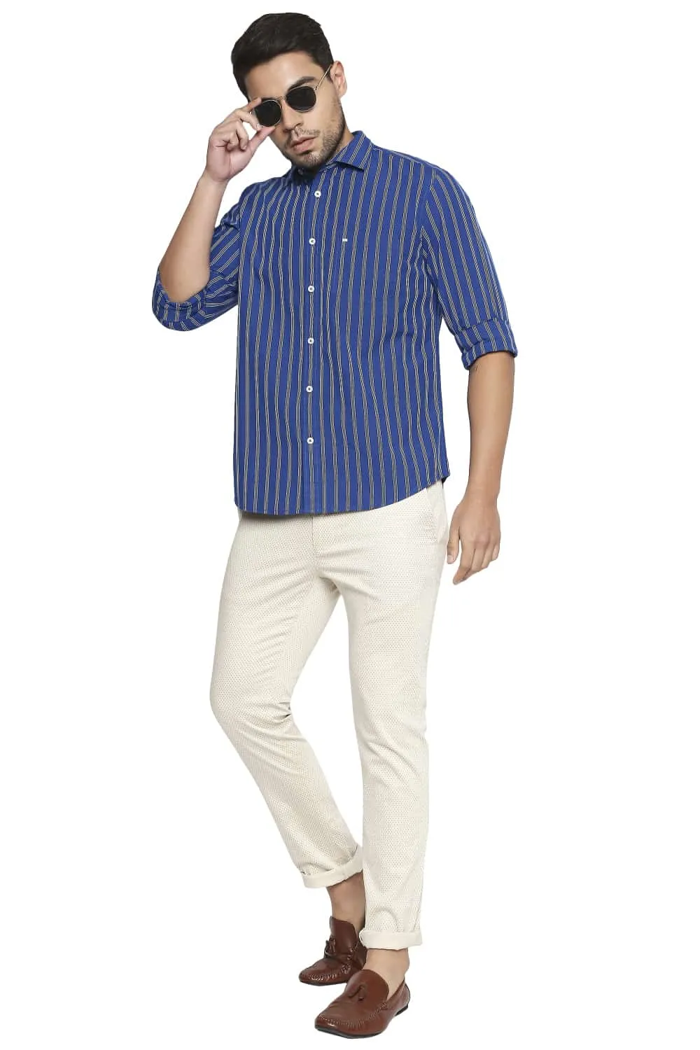 Slim Fit Stripe Shirt