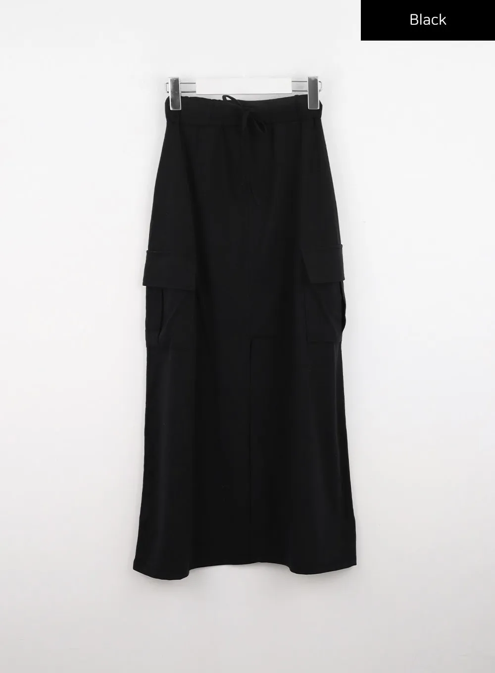 Slit Pocket Maxi Skirt IO326