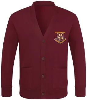 St Patricks Primary Maroon cardigan