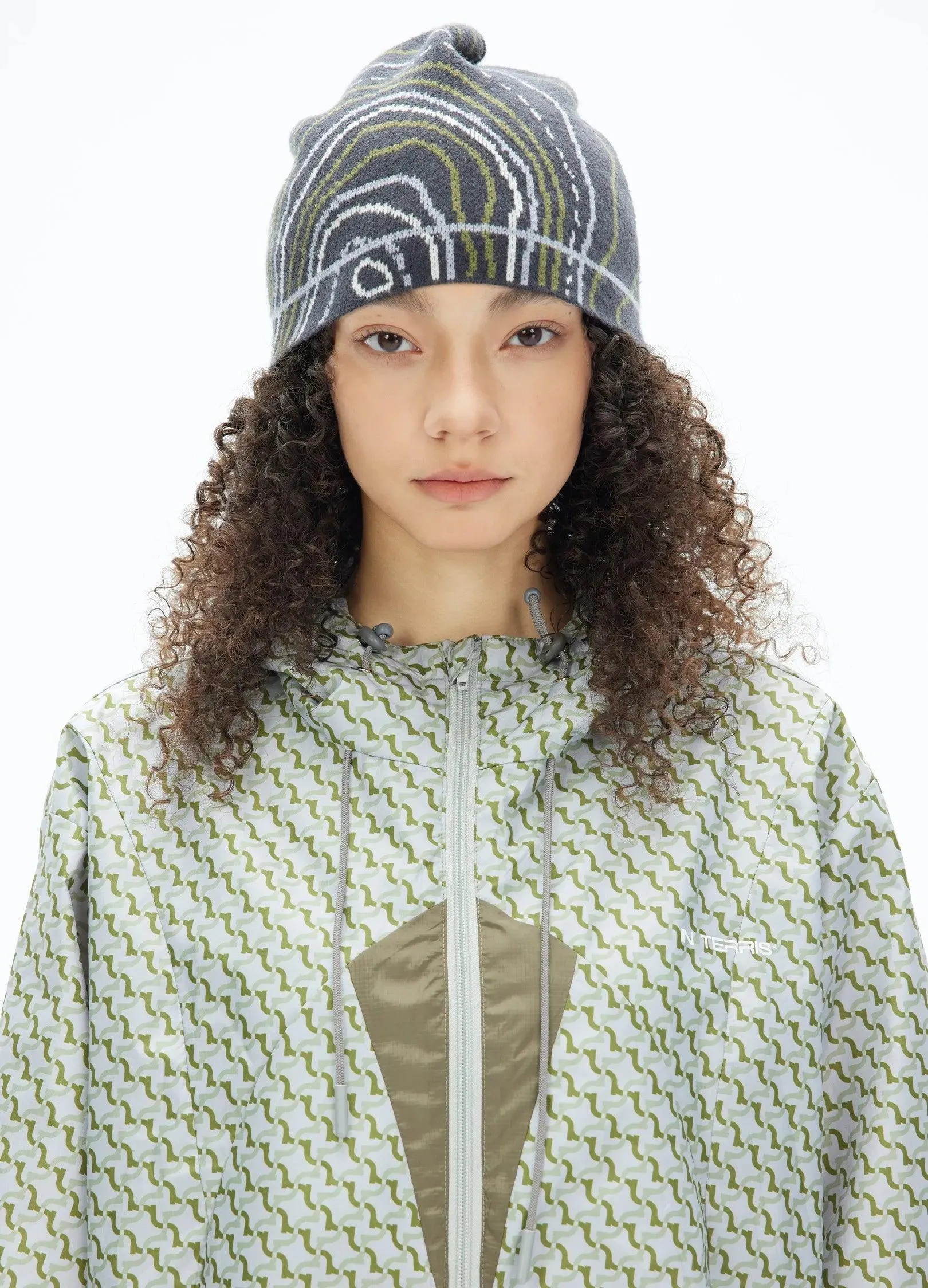 Striped Latitude Knit Beanie Hat