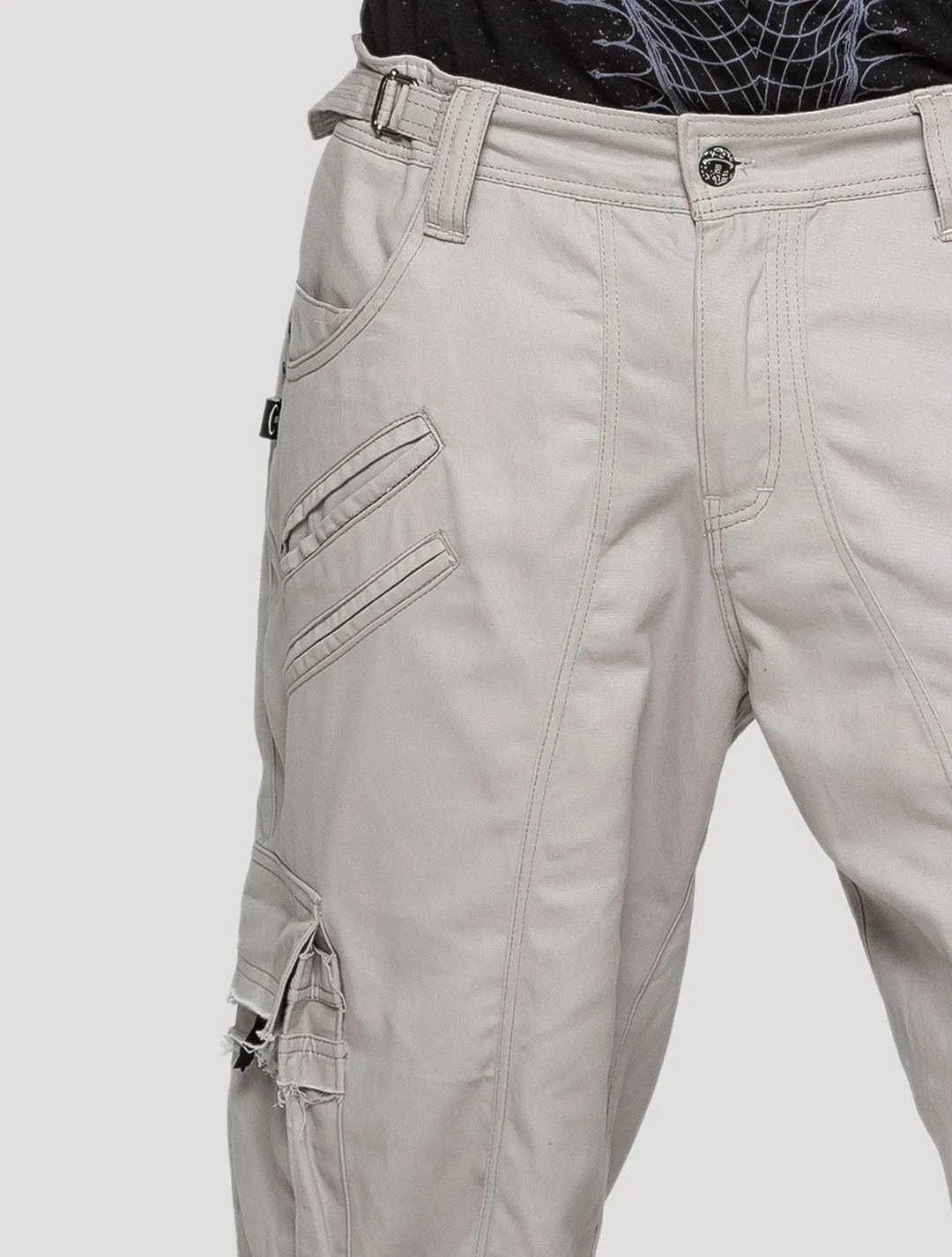 Stripy Rmx Cargo Pants