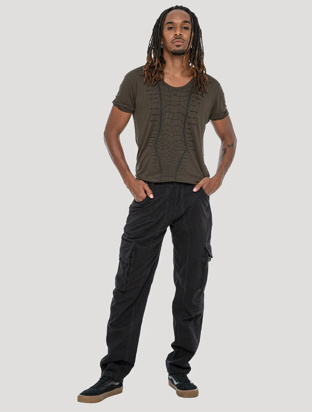 Stripy Rmx Cargo Pants