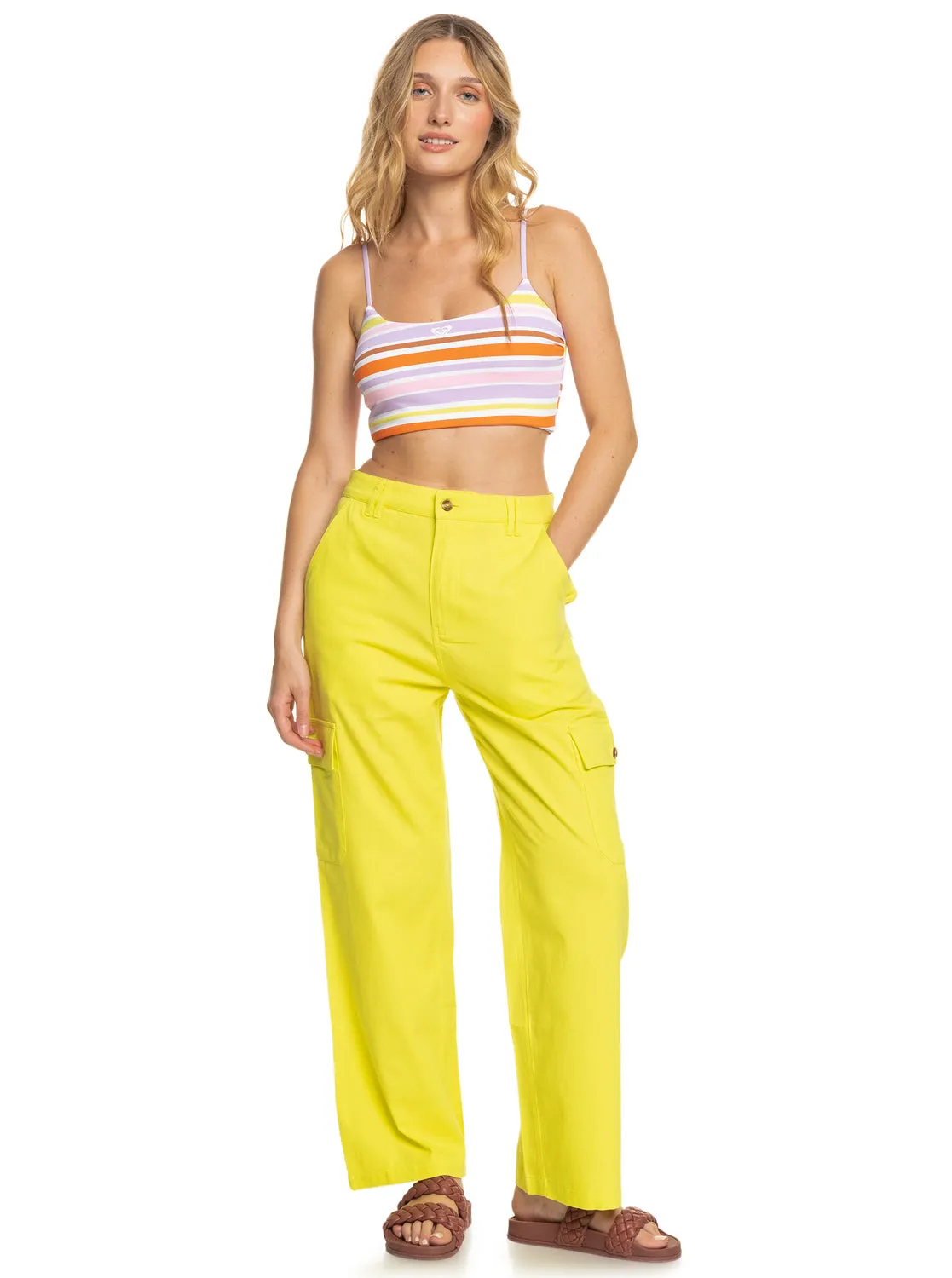 Surf.Kind.Kate. Cargo Pants - Yellow Plum