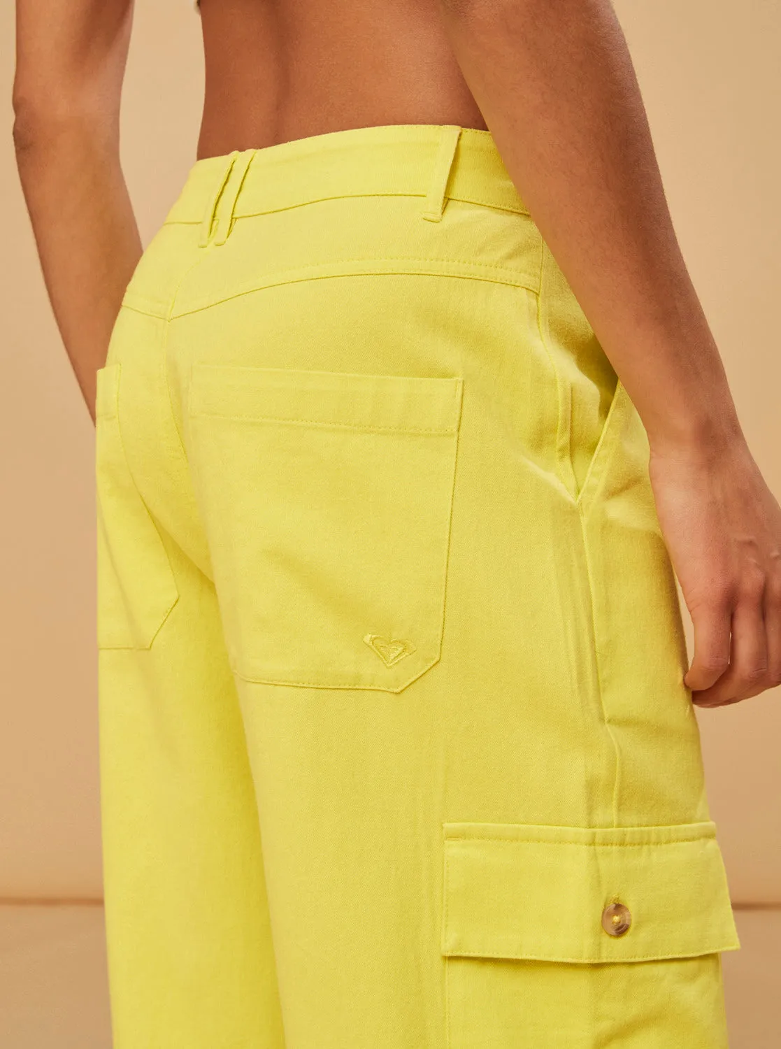 Surf.Kind.Kate. Cargo Pants - Yellow Plum