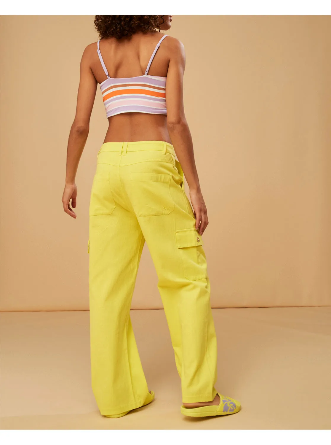 Surf.Kind.Kate. Cargo Pants - Yellow Plum