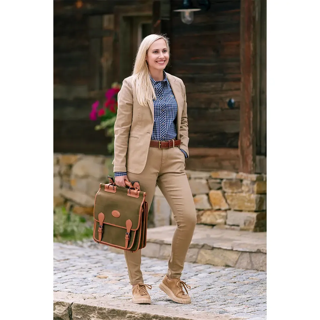 Susan Ladies Denim Stretch Chinos - Dune by Blaser