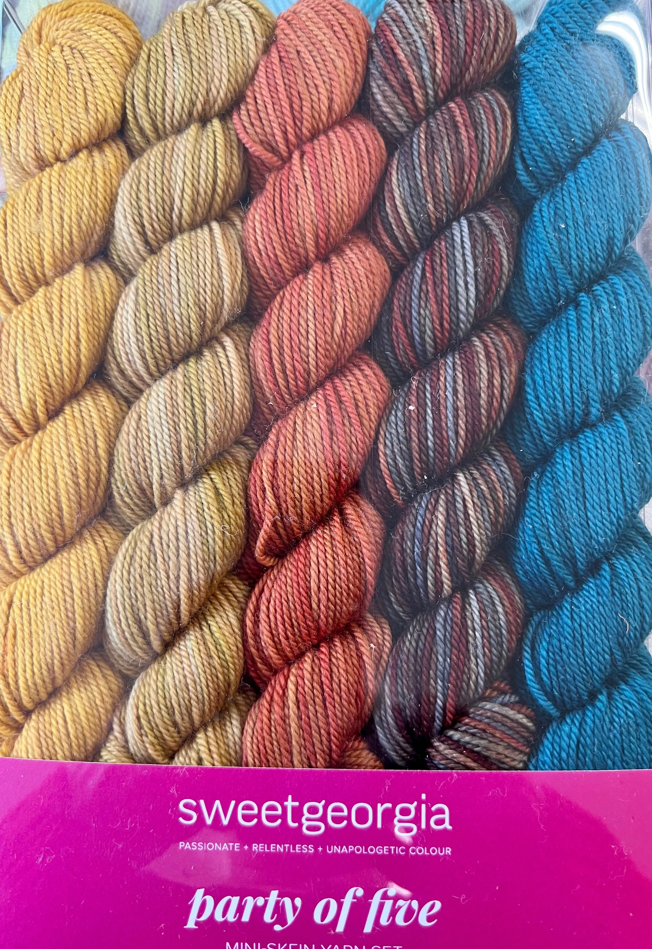 Sweet Georgia Party of Five Mini Skein kits