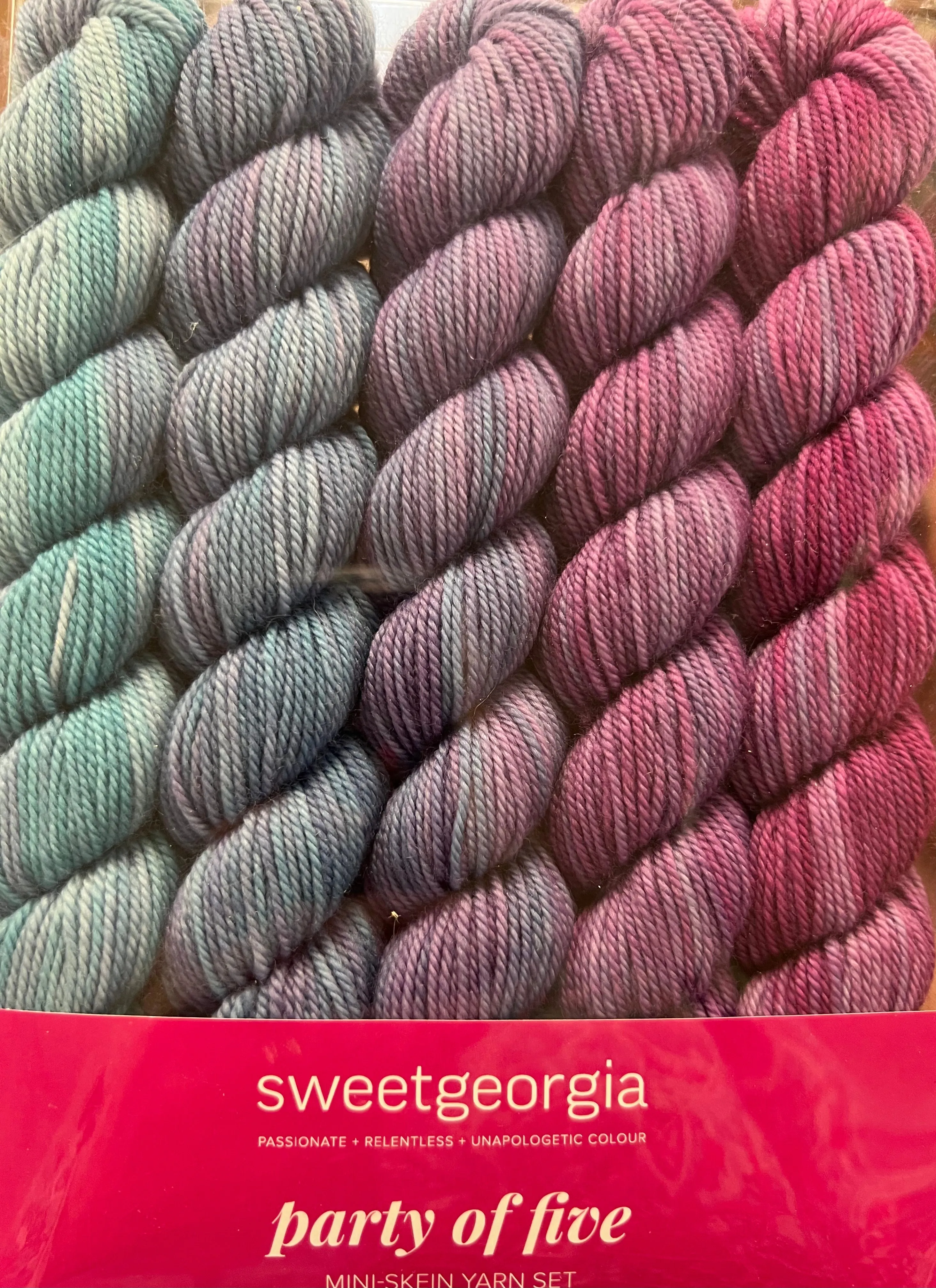 Sweet Georgia Party of Five Mini Skein kits