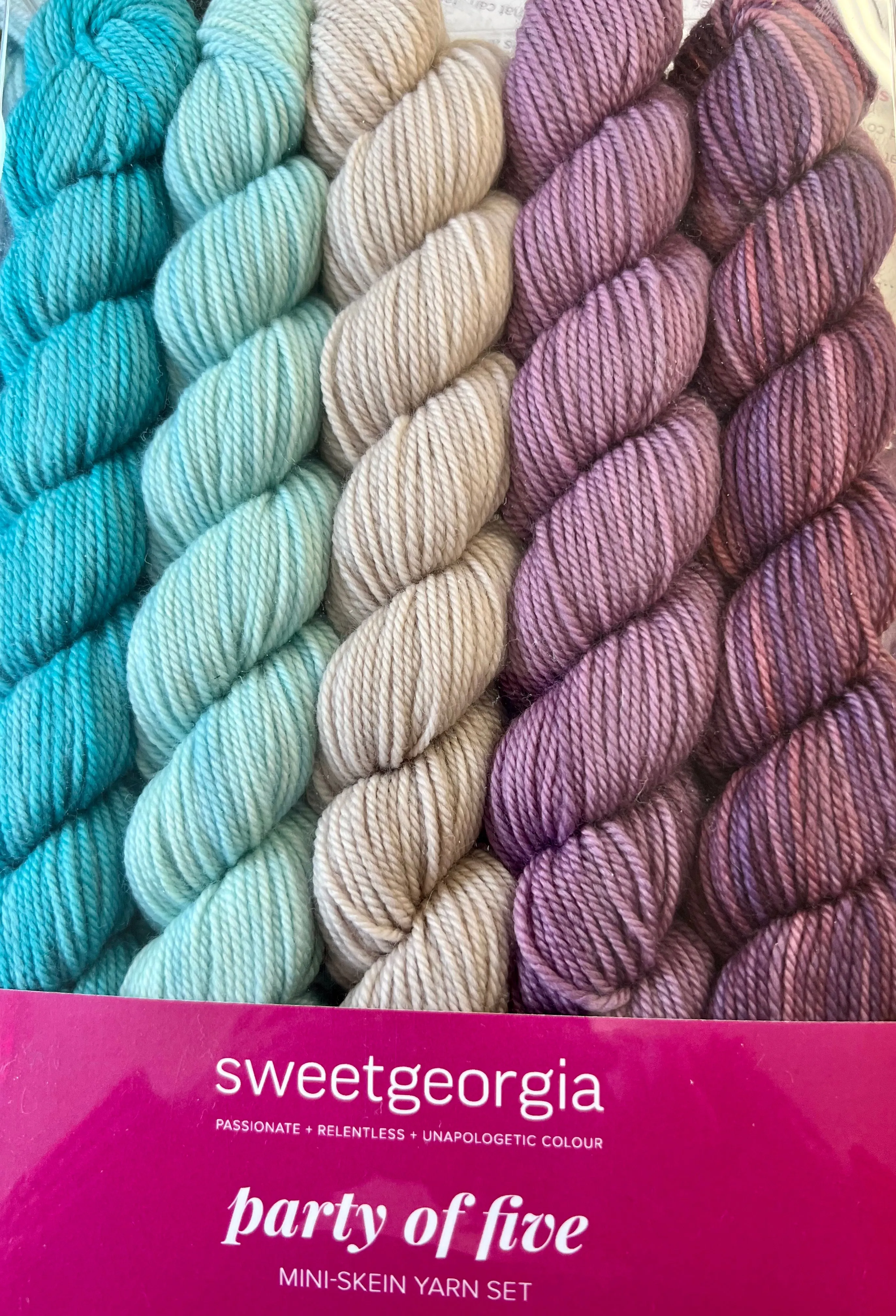 Sweet Georgia Party of Five Mini Skein kits