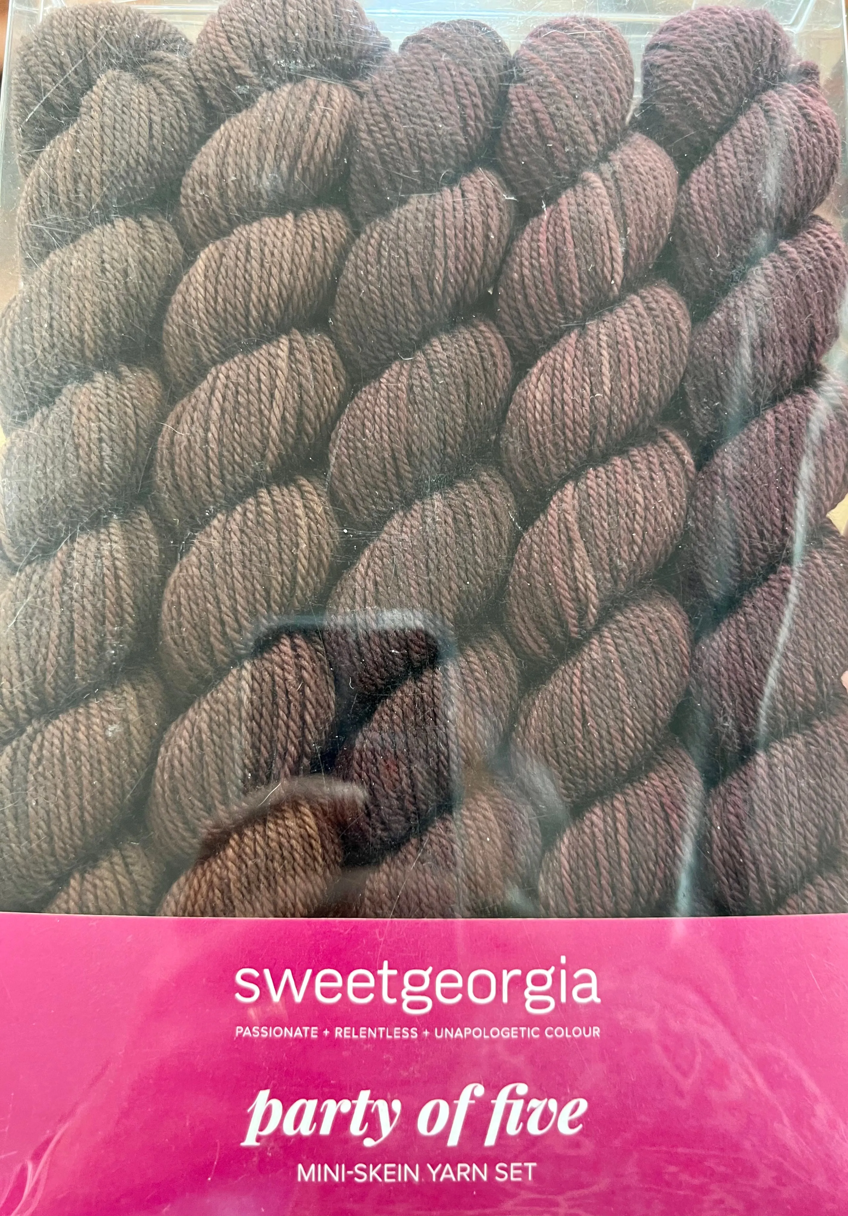 Sweet Georgia Party of Five Mini Skein kits