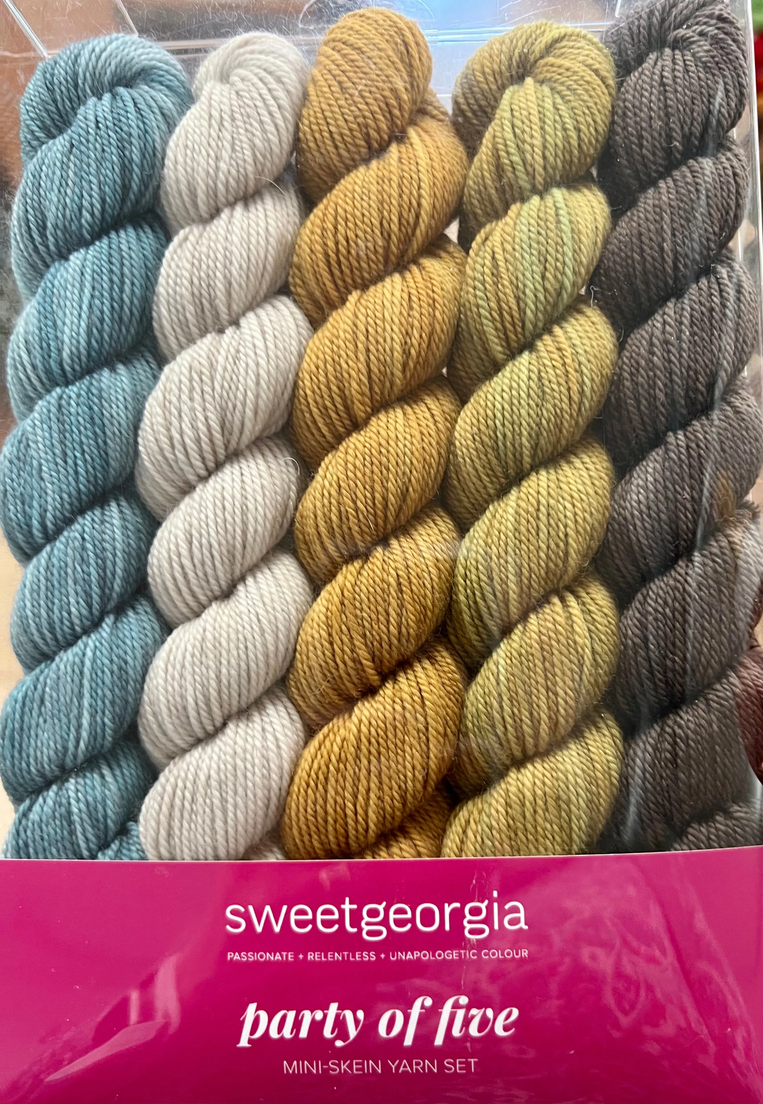 Sweet Georgia Party of Five Mini Skein kits