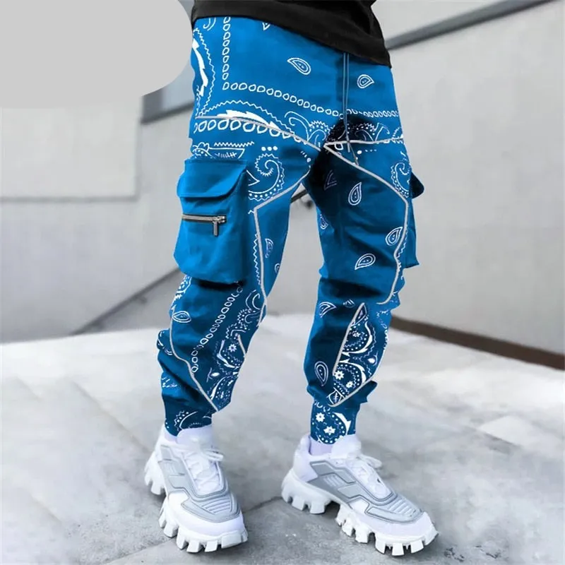 TEEK - Bandana Print Cargo Pants