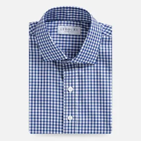 The Cobalt Thomas Mason Monte Gingham Custom Shirt