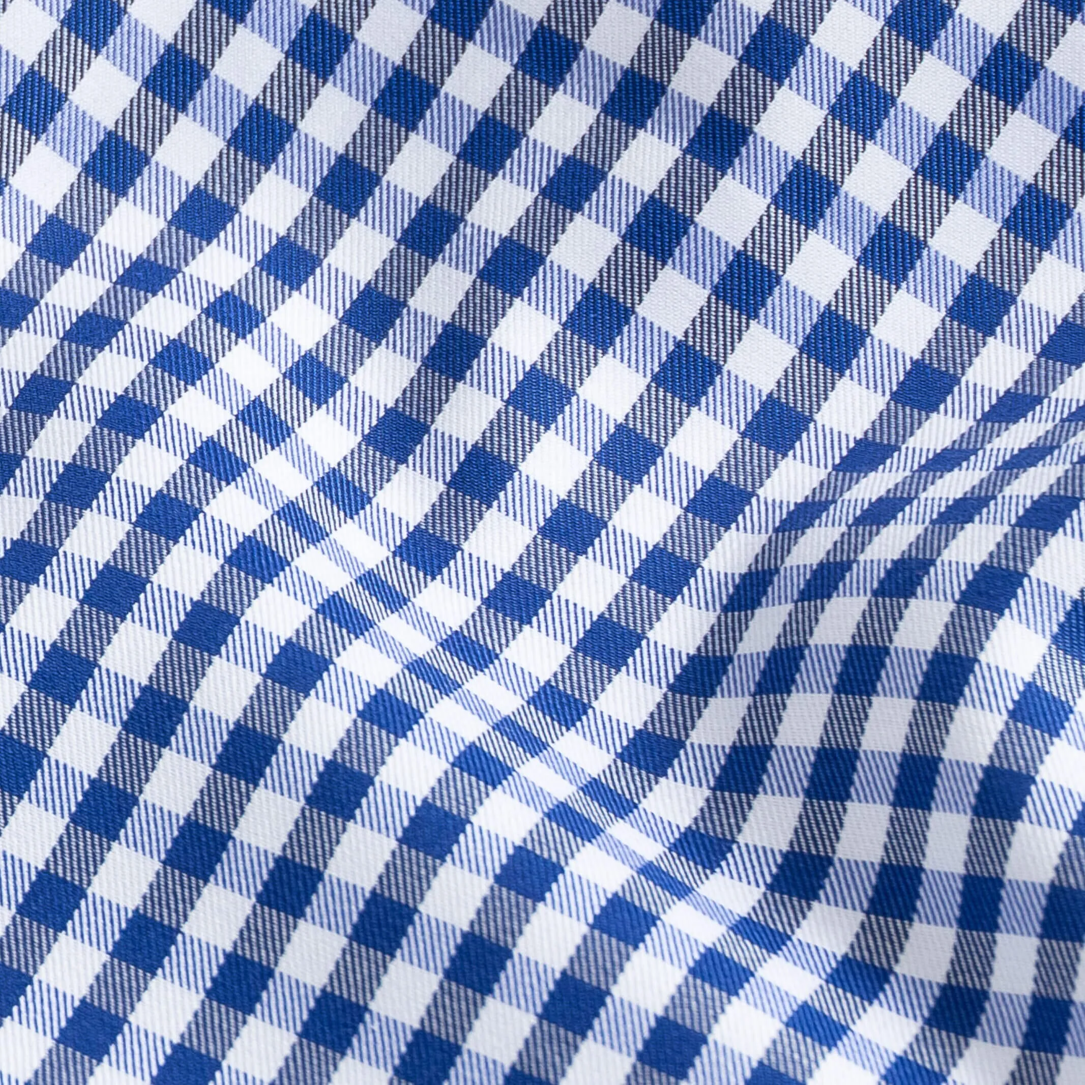 The Cobalt Thomas Mason Monte Gingham Custom Shirt