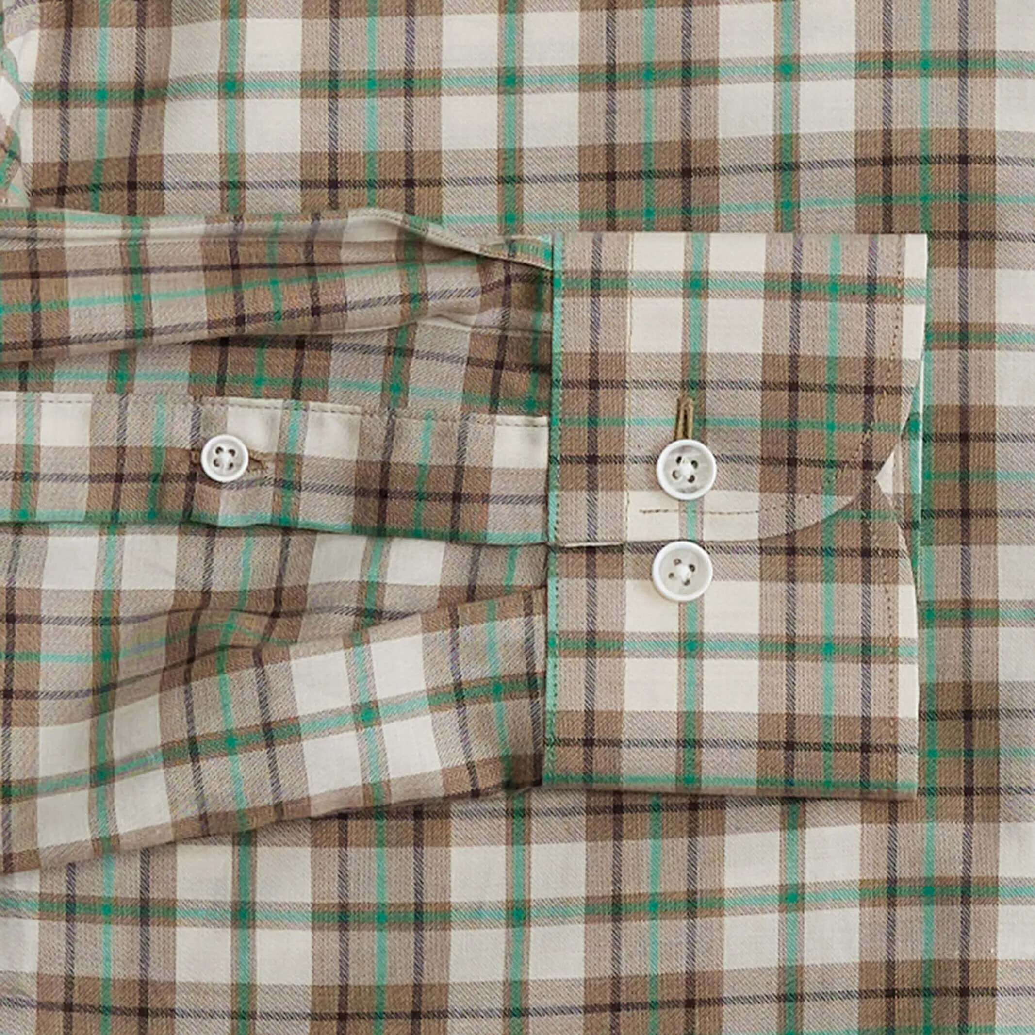 The Green Bradford Plaid Custom Shirt