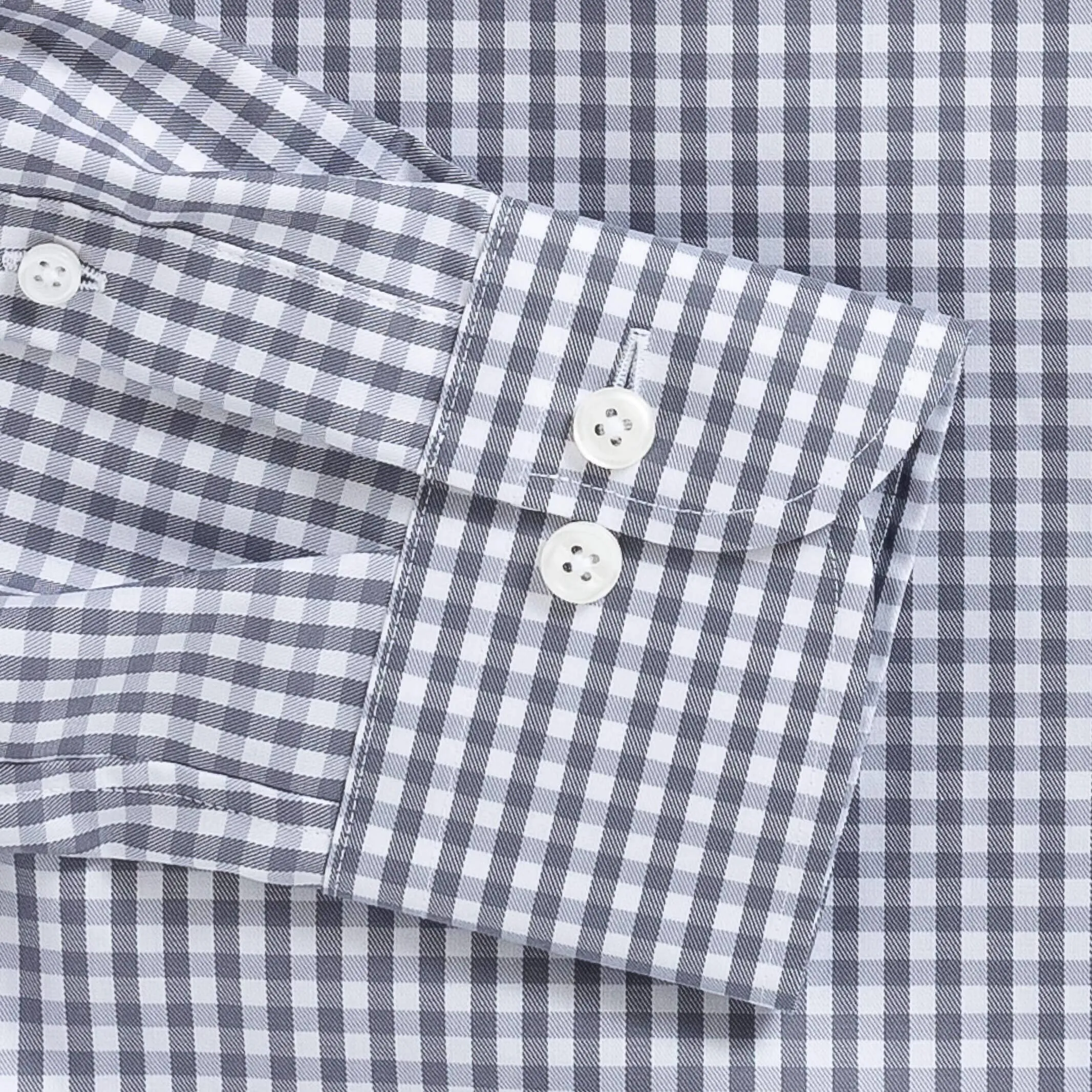 The Grey Thomas Mason Monte Gingham Custom Shirt