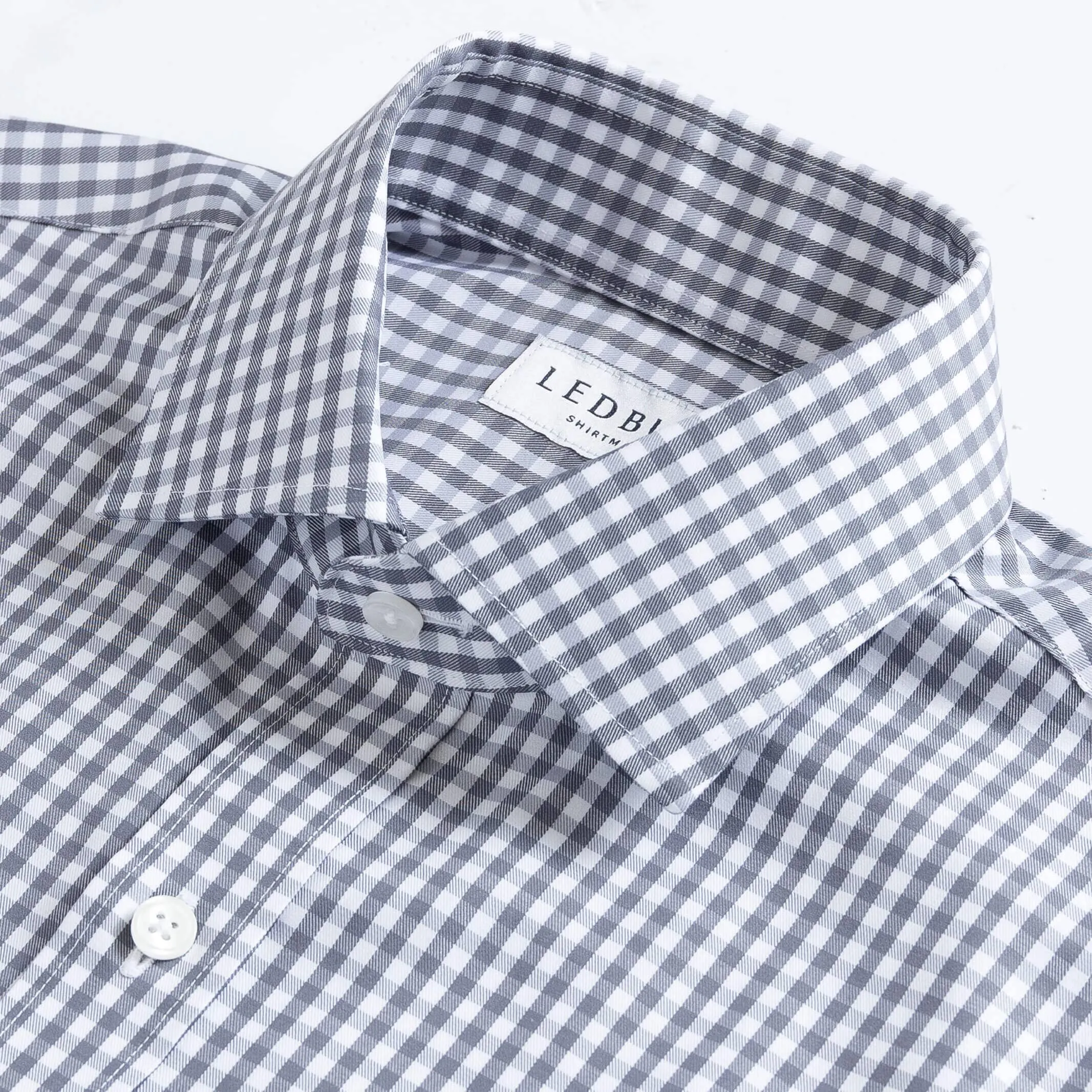 The Grey Thomas Mason Monte Gingham Custom Shirt