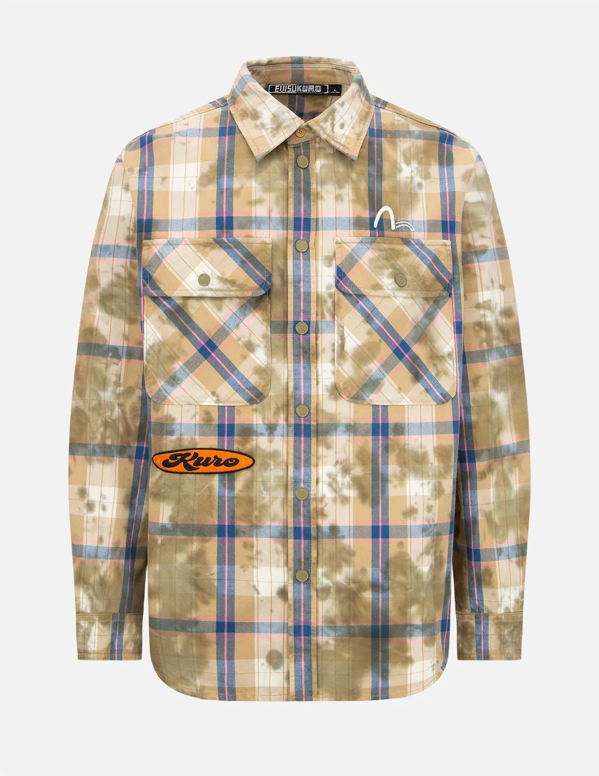 Tie-dyed Check Shirt