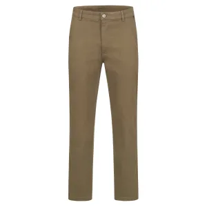 Tom Denim Stretch Chino Trousers - Dark Olive by Blaser