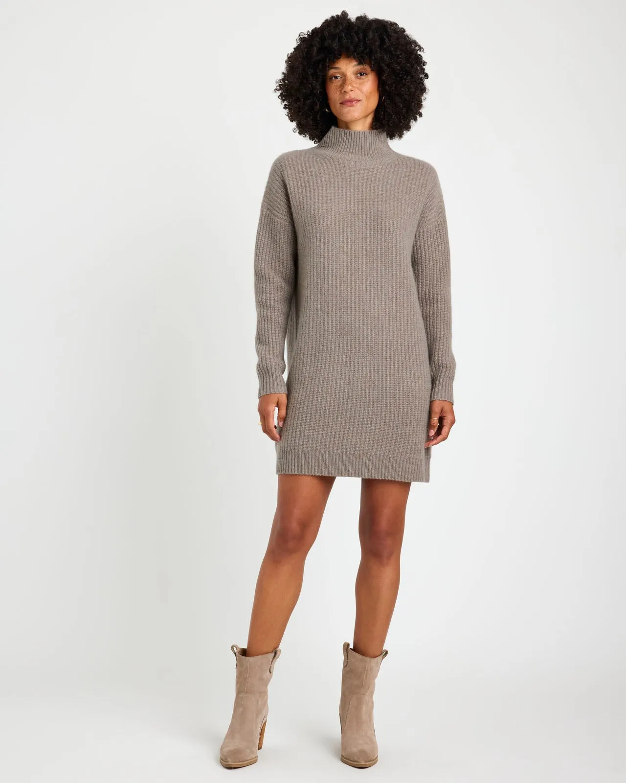 Tori Cashmere Tunic Sweater Dress