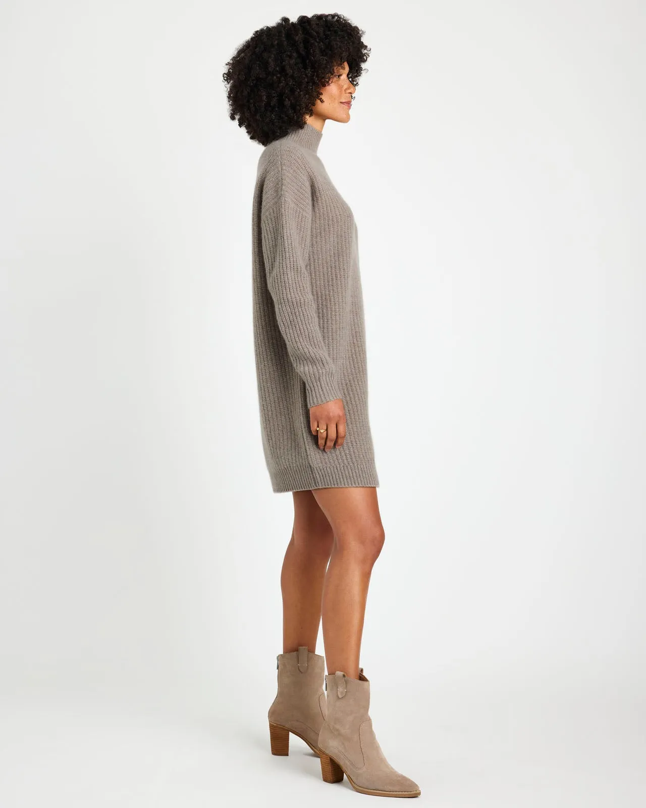 Tori Cashmere Tunic Sweater Dress