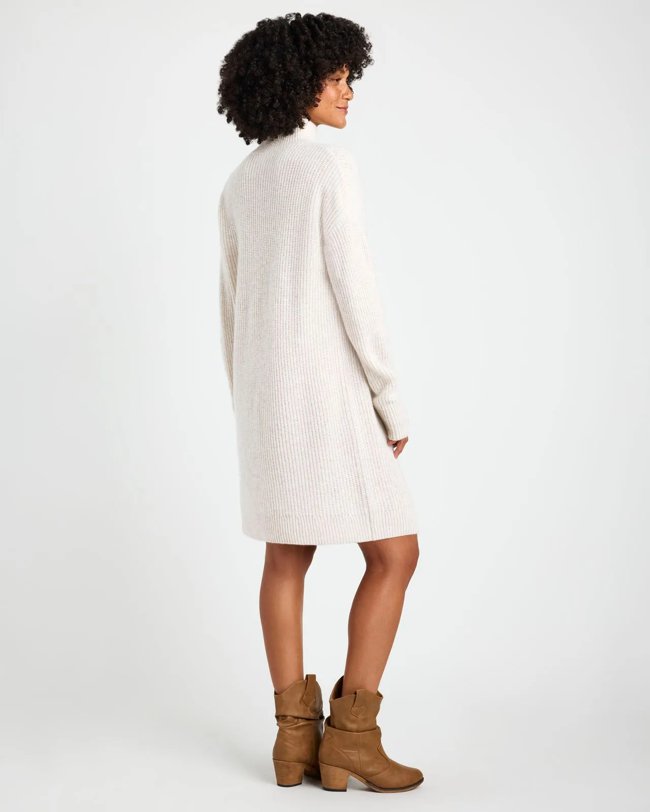 Tori Cashmere Tunic Sweater Dress