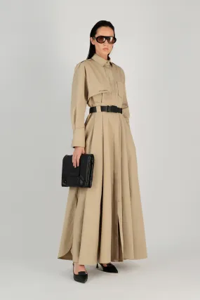 TRENCH MAXI DRESS