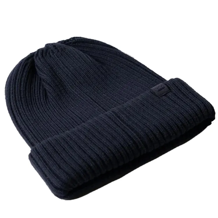 Uflex Unisex Fishermans Beanie - Navy