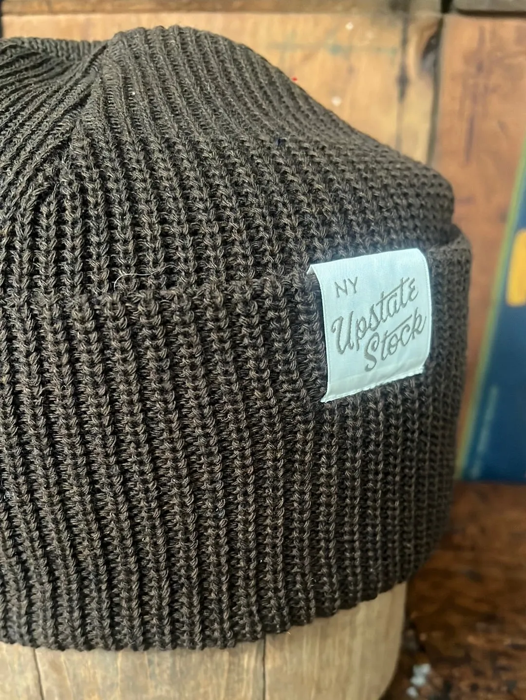 Upcycyled Cotton Watchcap - Molasses