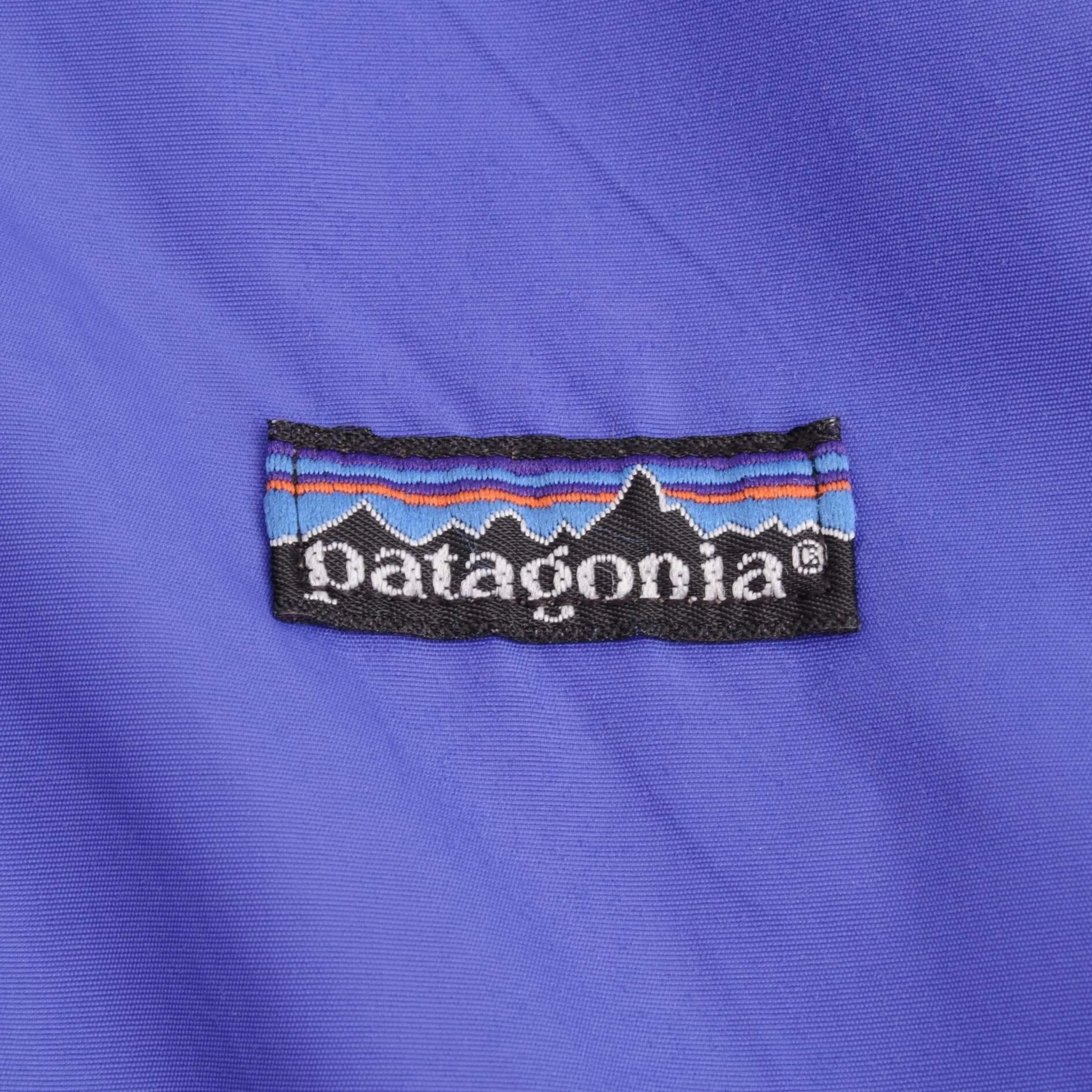 VINTAGE PATAGONIA WINDBREAKER BLUE JACKET 1980S SIZE MEDIUM MADE IN USA