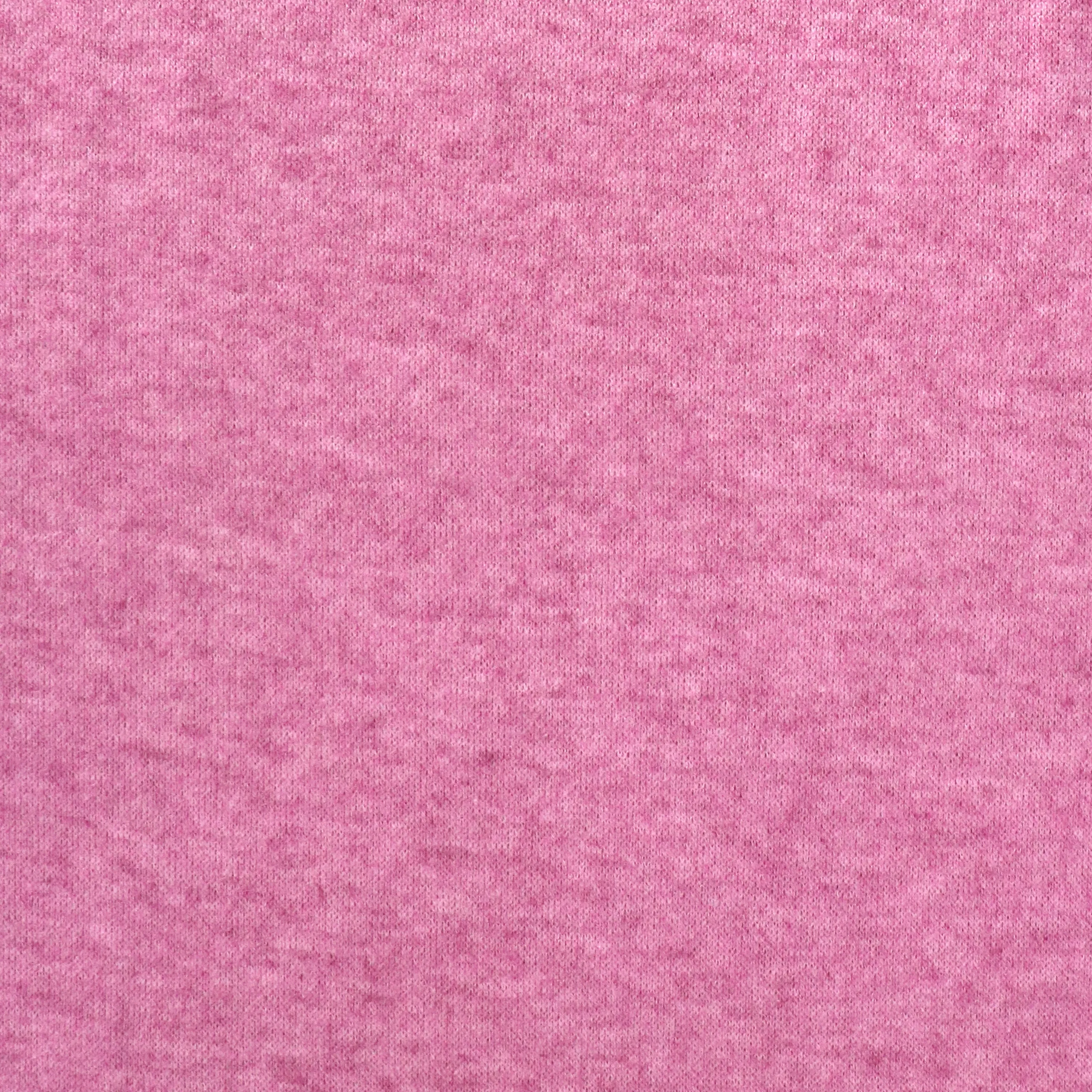 Viscose Soft Knit - Melange Pink