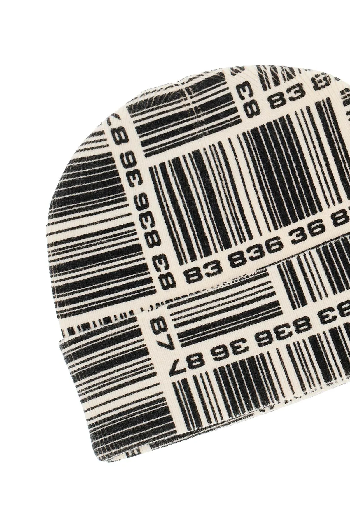 Vtmnts Barcode Monogram Beanie Hat