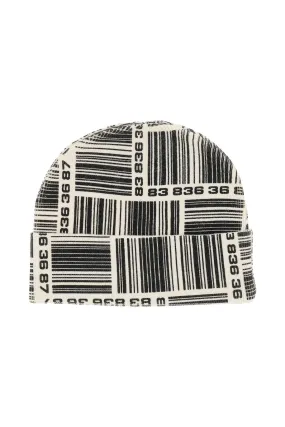 Vtmnts Barcode Monogram Beanie Hat