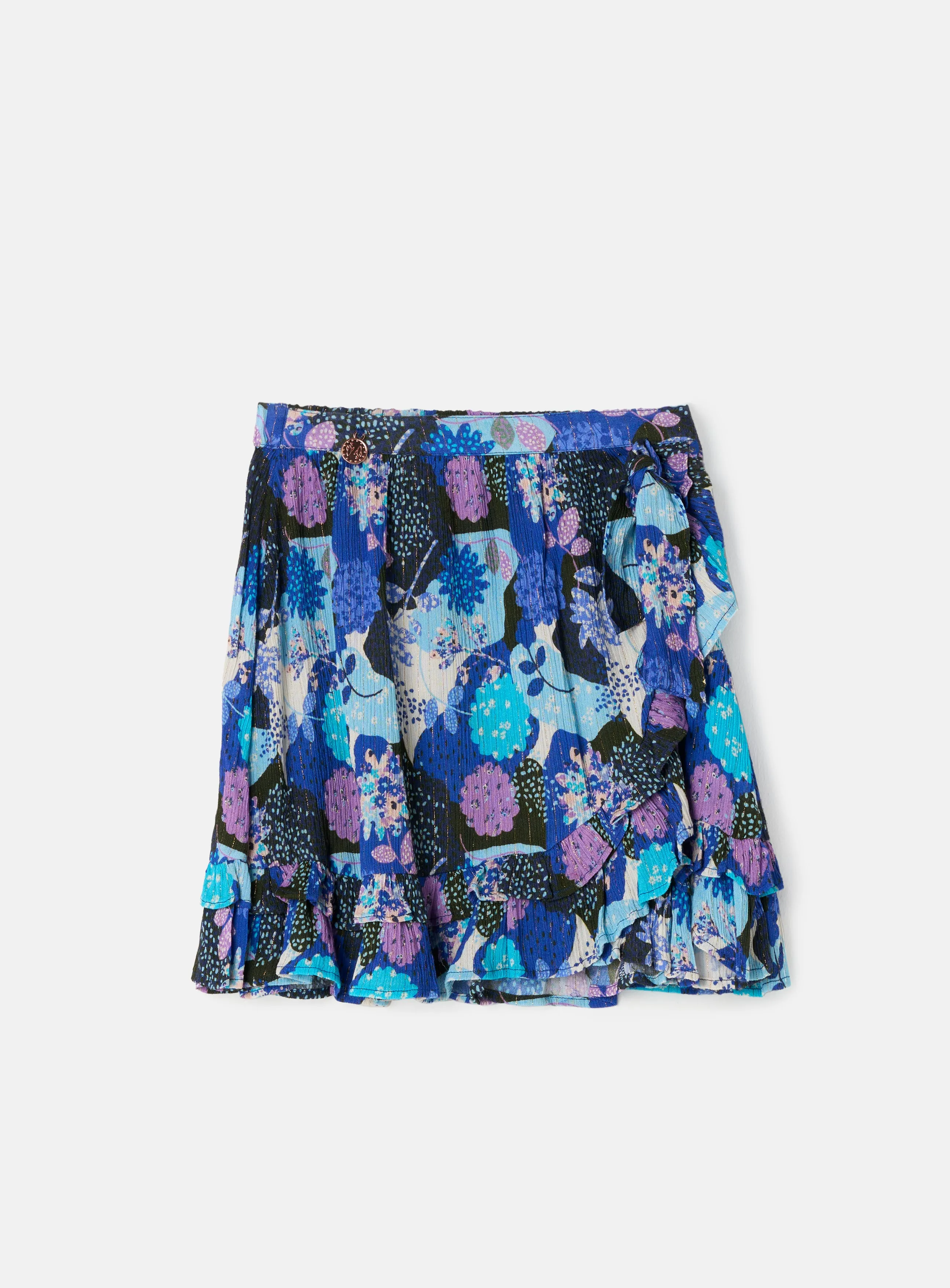 Willow Mock Wrap Frill Skirt