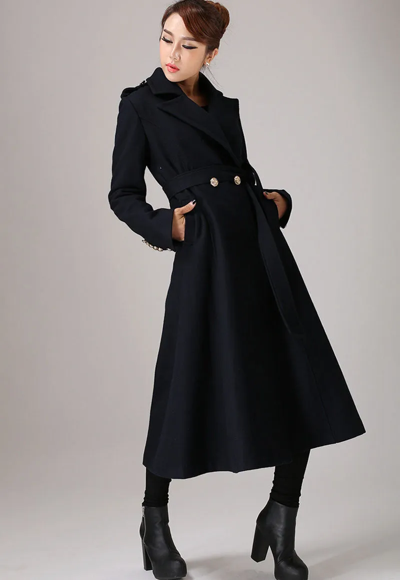 women's  Military trench Coat 0750#