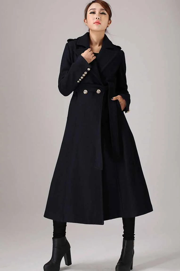 women's  Military trench Coat 0750#