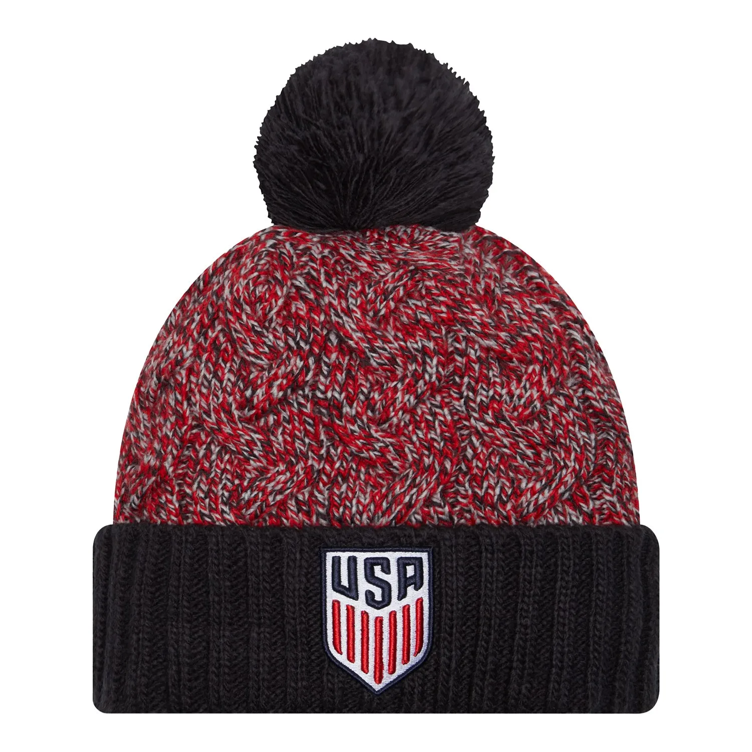 Women's New Era USMNT Marl Navy Knit Hat