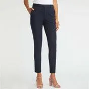 Zipped Bi-Stretch Trousers